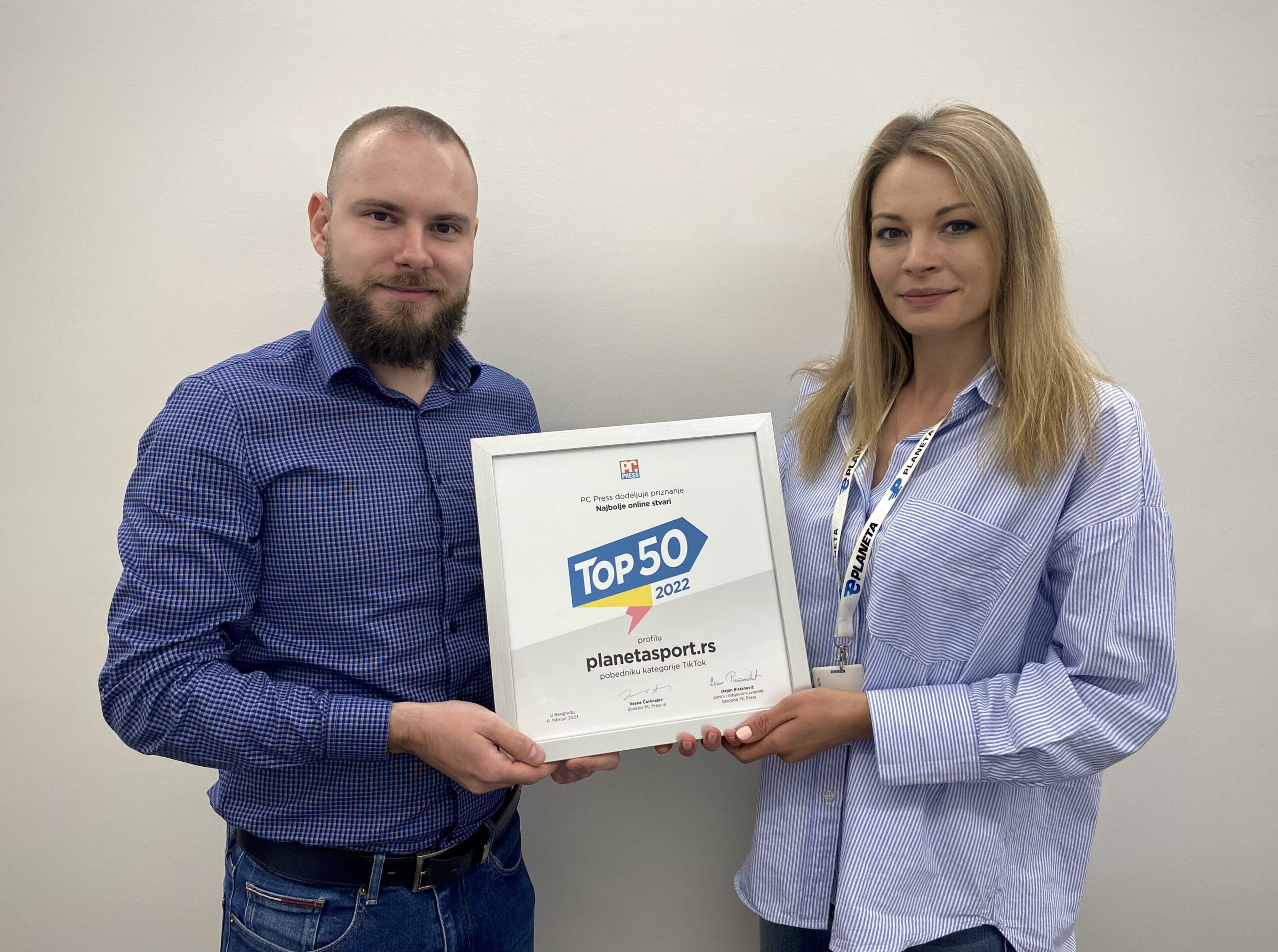 Nagrada za najbolji Tik Tok profil